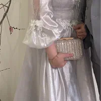 پیراهن مجلسی /۴۰/۳۶/۳۸رنگ نقره ای