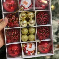 گوی /تزئینات درخت کریسمس/ مدل پک/ خ خواجه پطرس