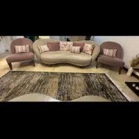 مبلمان راحتی ۱۰ نفره ومیز ۶ نفره  و۶ صندلی|مبلمان خانگی و میز عسلی|نشتارود, |دیوار