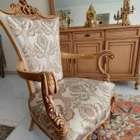 مبلمان استیل کلاسیک چوب راش بسیار شیک