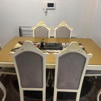 مبلمان 7 نفره و میزناهارخوری6 نفره و بوفه و عسلی|مبلمان خانگی و میز عسلی|تهران, هروی|دیوار