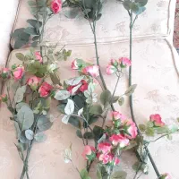 غنچه گل رز مصنوعی ۶ شاخه بلند