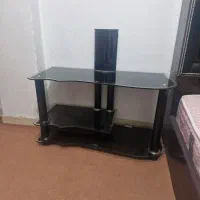 زیر تلویزیونی شیشه ای،بدون خش
