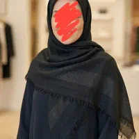 روسری مشکی قواره بزرگ