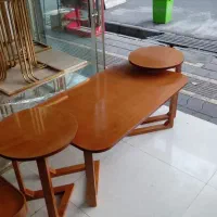 فروش میز عسلی جلومبلی چوب روس تک و عمده|مبلمان خانگی و میز عسلی|کرمانشاه, |دیوار