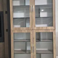 کتابخانه MDF درب دار۳عدد|کتابخانه، شلف، قفسه‌های دیواری|قم, بنیاد|دیوار