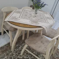 میز ناهار خوری ۴نفره پایه خرچنگی