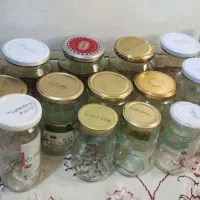 شیشه درب دار ترشی مربا و ...