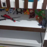 تخت و میز تحریر دو طبقه نوجوان بسیار شیک و محکم|تخت و سرویس خواب|رشت, سعدی (تختی)|دیوار