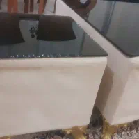 میزجلو مبل ودوعدد میز عسلی