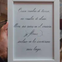 تابلو خوشنویسی سفارشی انگلیسی