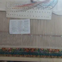 فروش ۳عددنخ ونقشه ویک دارقالی چله ابریشم