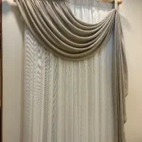 پرده و لوستر کاملا نو