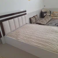 تخت دو نفره با تشک و پاتختی|تخت و سرویس خواب|لار, |دیوار