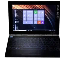 تلبت ویندوز دار لپ تاپ سیم کارت خ yoga book lenovo