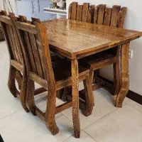 میز غذاخوری چوب روسی