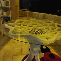 میزنهار خوری با ۴عدد صندلی|میز و صندلی غذاخوری|مشهد, کوه سنگی|دیوار