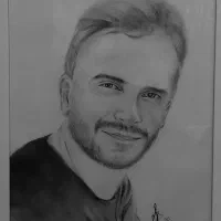 سیاه قلم نقاشی طراحی|تابلو، نقاشی، عکس|قم, زاویه|دیوار