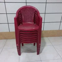 صندلی پلاستیکی دسته دار با مارک ناصر