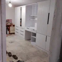 کمد دیواری متحرک|جاکفشی، کمد، دراور|قم, شاه ابراهیم|دیوار