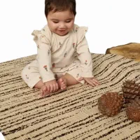 گلیم پارچه دستباف ۷۰*۱۱۰ ساده، خاص و دوستدار زمین