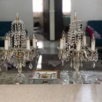 یک جفت شمعدان قدیمی