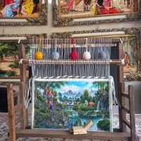 تابلو فرش تزئینی منزل|تابلو فرش|آبیک, |دیوار