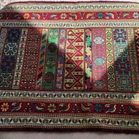 گلیم شیرکی پیچ سیرجان|گلیم، جاجیم، گبه|کرمان, |دیوار