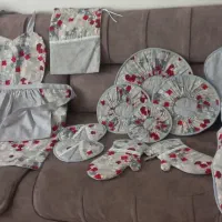 سرویس اشپزخانه عروس ۱۳ پارچه|سفره، حوله، دستمال آشپزخانه|سبزوار, توحیدشهر|دیوار