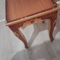 سرویس خواب و کنسول چوب با تشک به همراه آینه دراور|تخت و سرویس خواب|پاکدشت, پاکدشت (مامازند)|دیوار