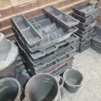 بوته چدن و گرافیت،قالب شمش،سیمان و‌ آجر و پتو نسوز