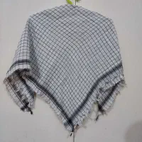 فروش فوری چفیه سفید مشکی چهارخانه نو و اصل