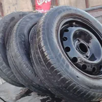 سه عدد رینگ لاستیک ۱۴ پژو و یک عدد باربند شمالی
