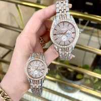 ساعت فول نگین طرح رولکس مارک رولگ صحفه بزرگ موجود|ساعت|یزد, |دیوار