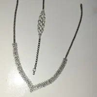 سرویس نقره گردنبند گوشواره دستبند