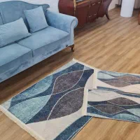 فرشینه ۴ متری با پادری ست مخصوص دکوراسیون مدرن|فرش|دهاقان, |دیوار