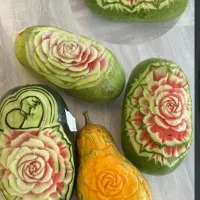 تزیین هندوانه و کدو و سبد میوه و کیک و دسر|خدمات پذیرایی، مراسم|ارومیه, |دیوار