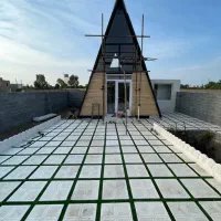 زمین با کلبه سوئیسی جاده پلاژ
