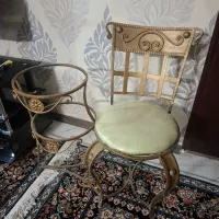 میز تلفن سرخود با صندلی