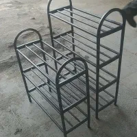 جاکفشی فلزی صندلی تاشو