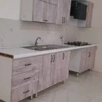 کابینت آماده نو با هود‌ و سینک