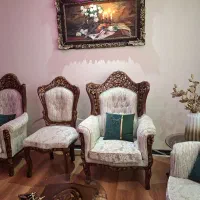 مبل سلطنتی چوب گردو|مبلمان خانگی و میز عسلی|فردیس, فردیس|دیوار