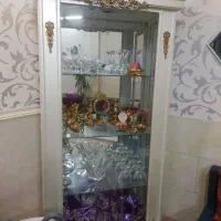 ویترین چهارطبقه کاملا چوب در حدنو