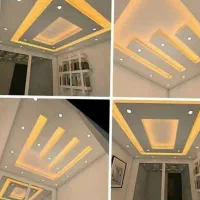 گچکاری گچبری کناف کاری ب صورت نقدوچک|خدمات پیشه و مهارت|تاکستان, |دیوار