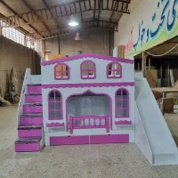 تخت دو طبقه سایز جوان ام دی اف وکیوم آماده تحویل