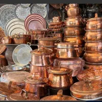 قلع پرداخت سفیدکاری انواع ظروف مسی