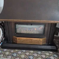 بخاری گازی شومینه گالان تمیز و سالم