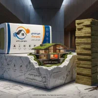 عایق الاستومری پشم سنگ کد jvd1001