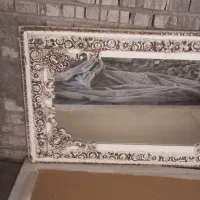 دوعدد آینه کنسول