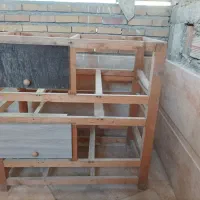 اسکلت چوبی قفس بلدرچین